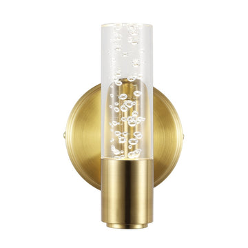 Bolha Minimalist Modern Bubble Acrylic/Iron Integrated LED Vanity Light - JONATHAN Y